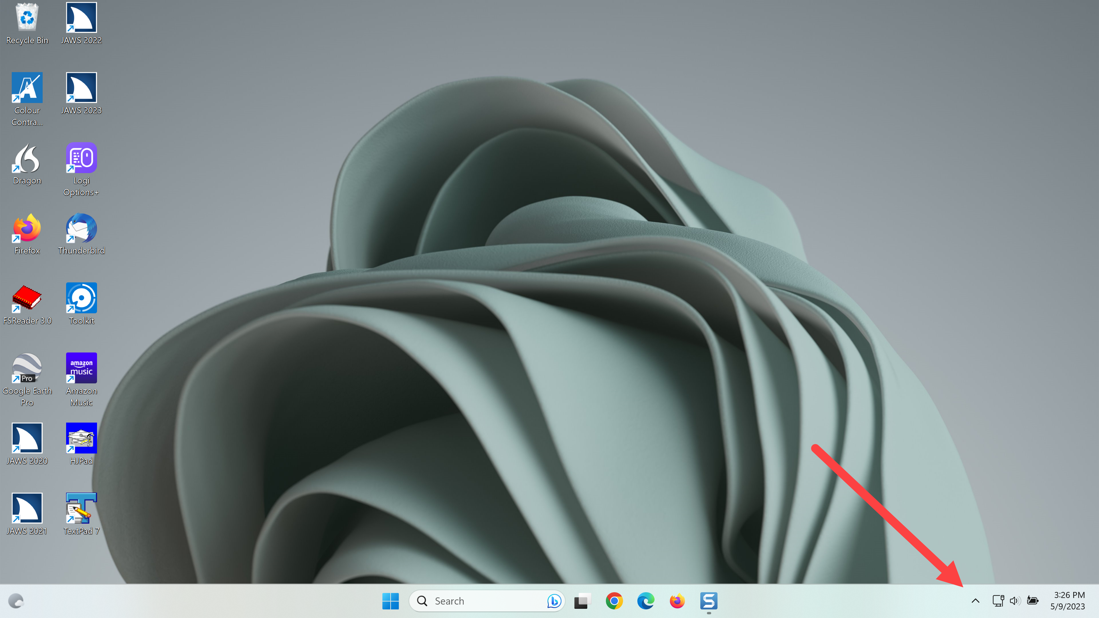 System Tray In Windows 11 DSurf